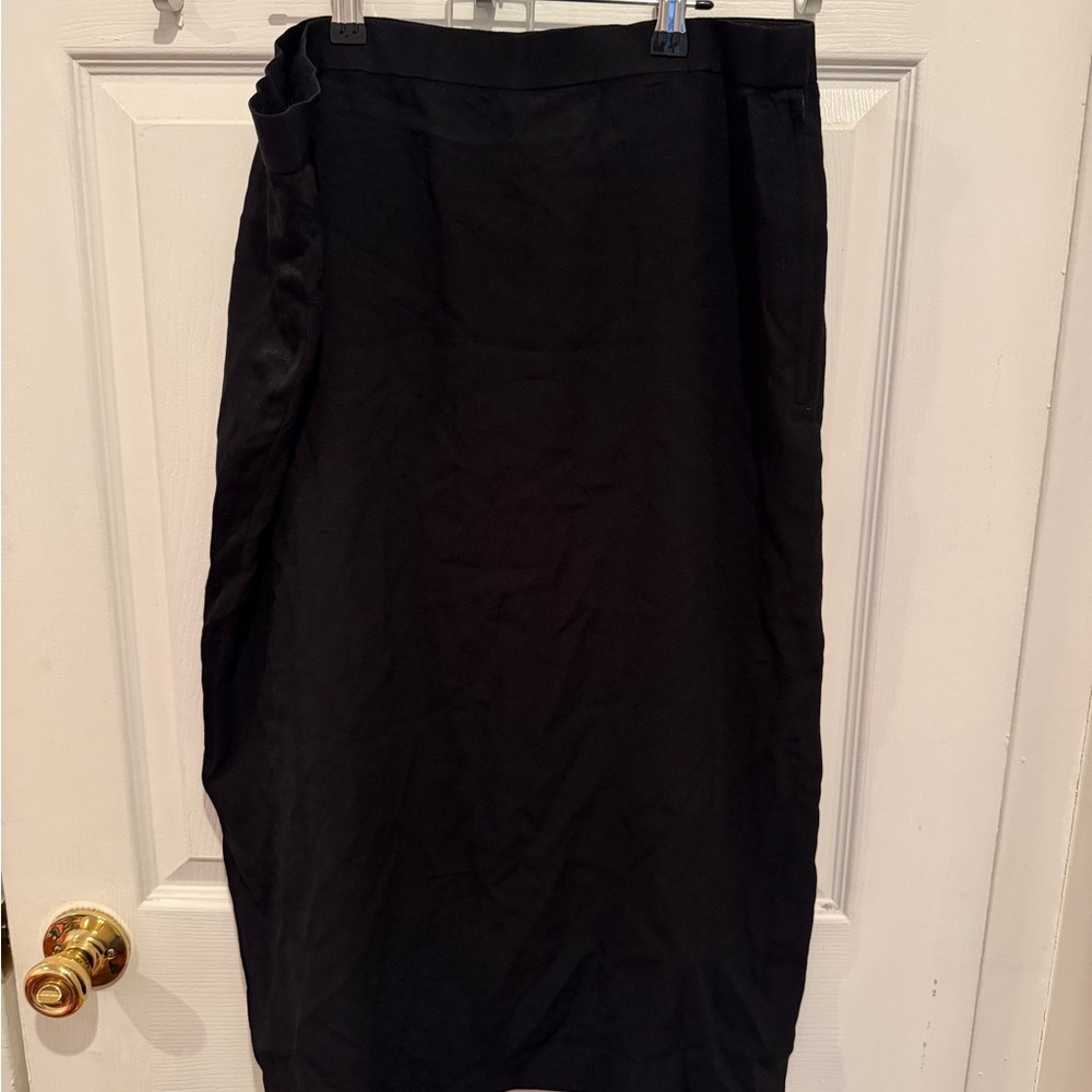 Vintage Givenchy Black Pencil Skirt